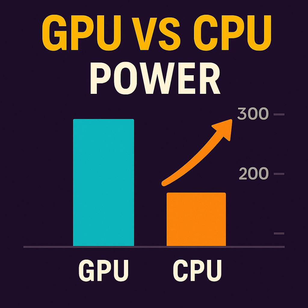 GPU Power vs CPU Power Consumption