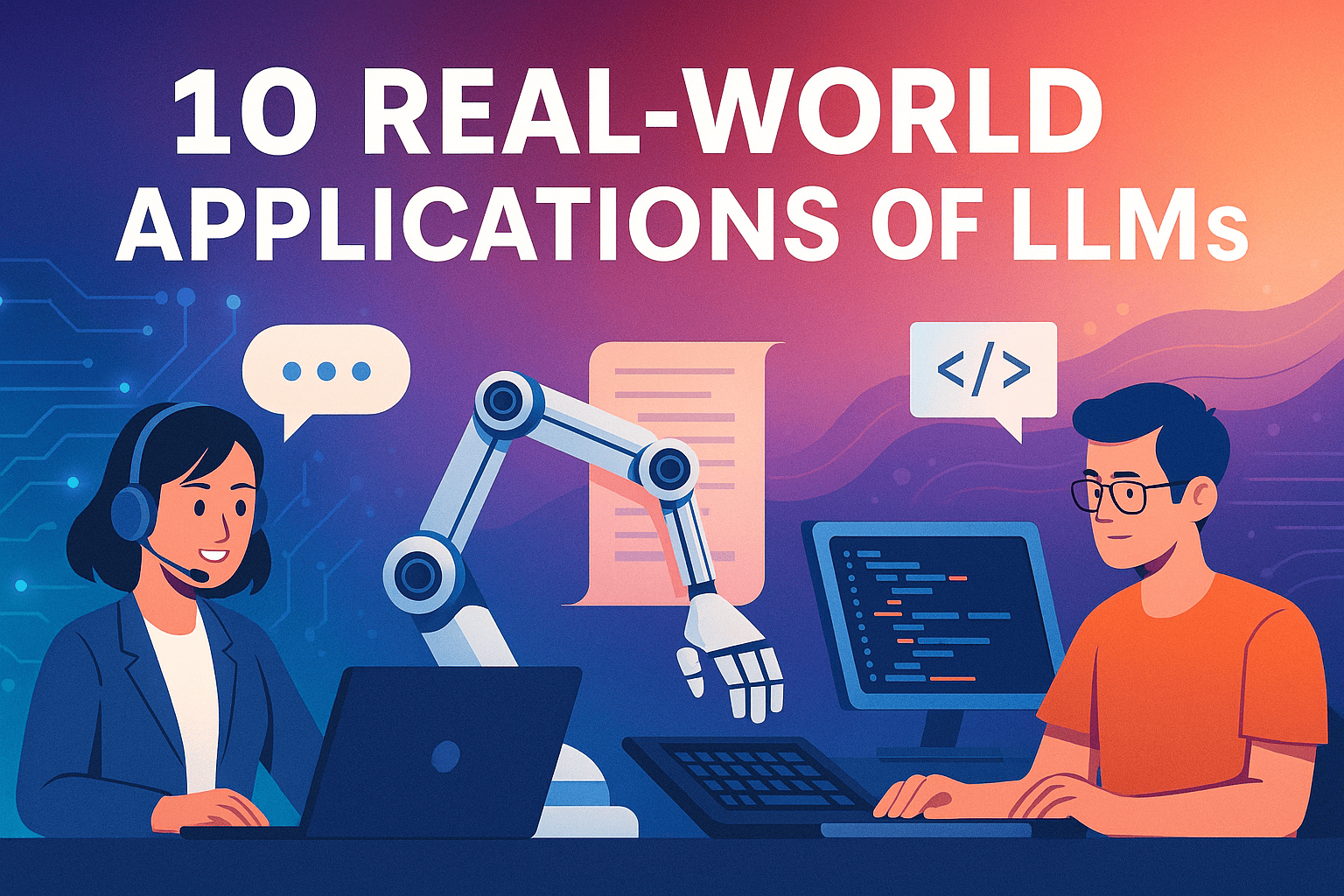 10 Real-World Applications of LLMs (Large Language Models)