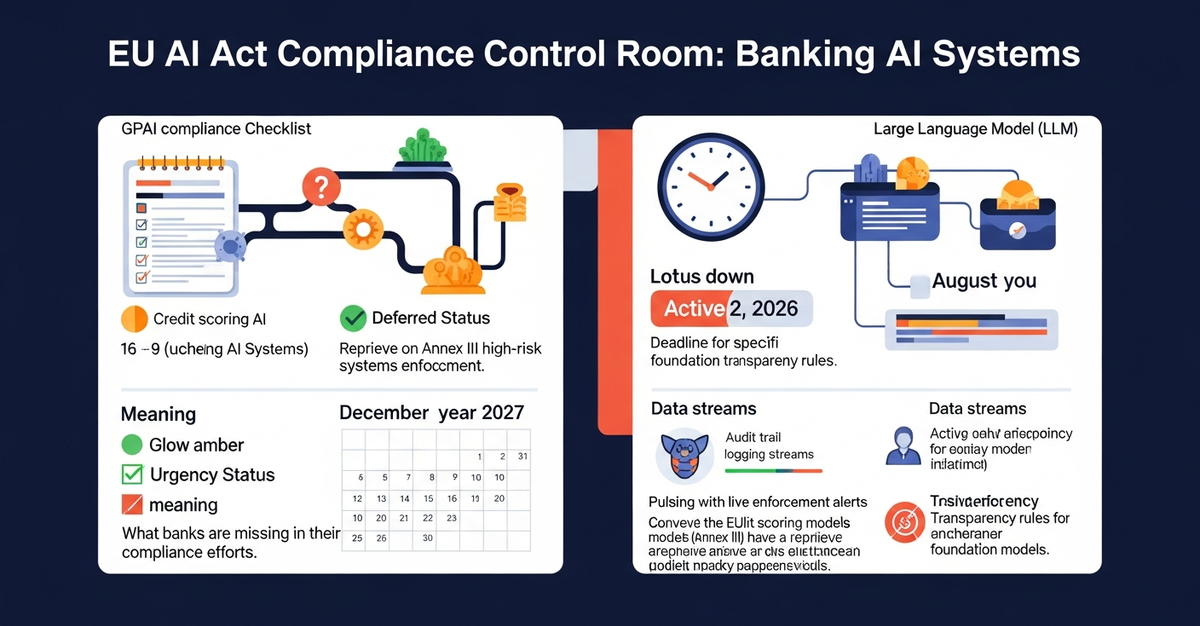 The EU AI Act Omnibus Saved Your Credit Model. It Didn't Save Your LLM Stack.