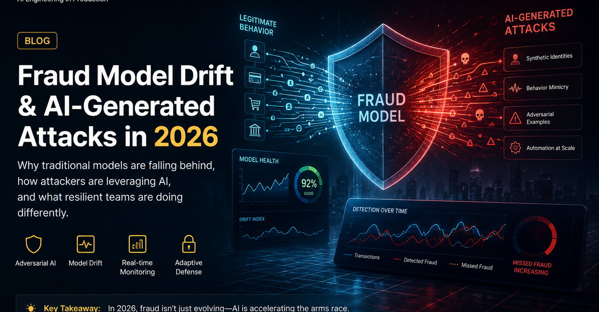 Fraud Models Can't Outrun AI-Generated Attacks